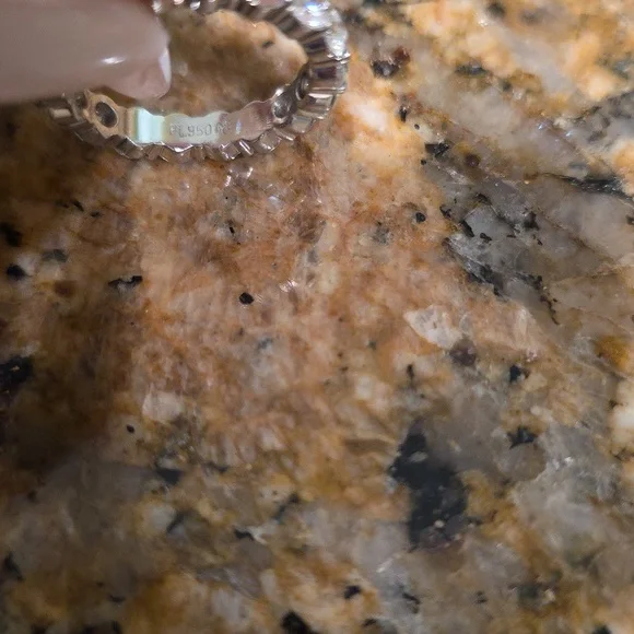 Platinum 2.88 CT Diamond Eternity Band - SZ 6 - Picture 7 of 14